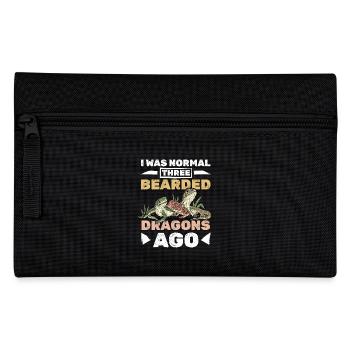 I was normal three bearded dragon ago - Pencil Case - black - Front