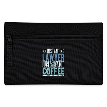 Instant Lawyer Fügen Sie einfach Kaffee hinzu - Federtasche - Schwarz - Vorne