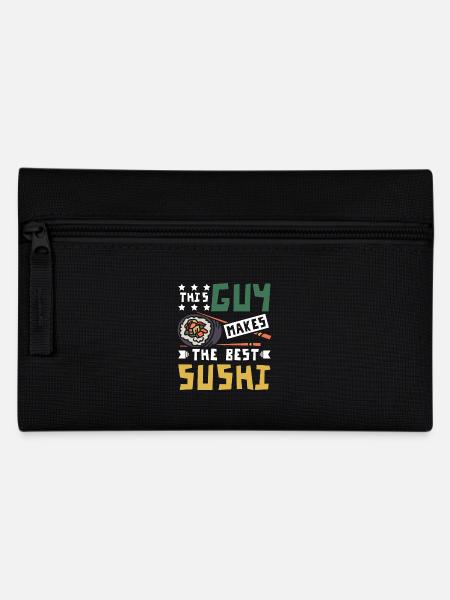 This guy makes the best sushi - Pencil Case - black