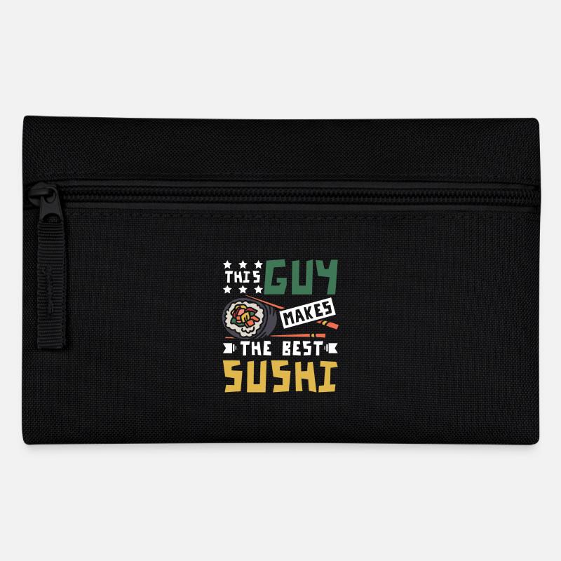 This guy makes the best sushi - Pencil Case - black