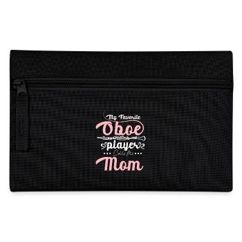 Mothers day My favorite oboe player calls me mom - Pencil Case - black - Front