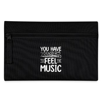 You have to feel the music play oboe - Pencil Case - black - Front