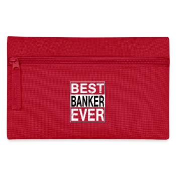 Bestes Banker-Geschenk aller Zeiten - Federtasche - Rot - Vorne