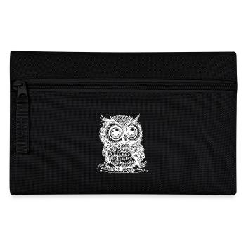 Cute Owl - Little Owl - Pencil Case - black - Front