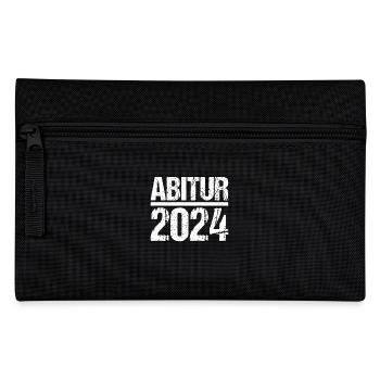 Abitur Junge Mädchen Abi Abitur 2024 - Federtasche - Schwarz - Vorne