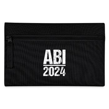 Abitur Junge Mädchen Abi Abitur 2024 - Federtasche - Schwarz - Vorne