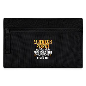 Abitur Young Girls Abitur Abitur 2024 - Pencil Case - black - Front