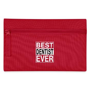 Meilleur dentiste de tous les temps Dentiste Cadeau - Trousse - rouge - Devant
