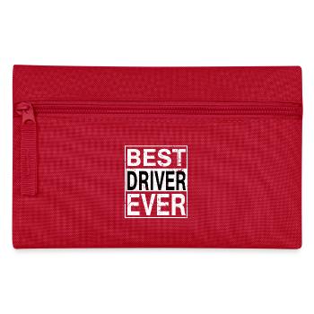 Bestes Fahrergeschenk aller Zeiten - Federtasche - Rot - Vorne