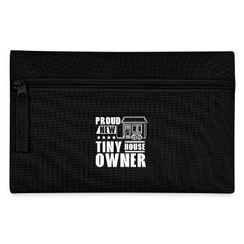 Proud new tiny house owner - Pencil Case - black - Front