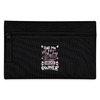 Call me mrs. Tiny House Owner - Pencil Case - black - Front