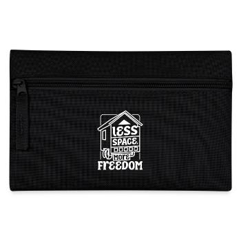 Tiny house less space more freedom - Pencil Case - black - Front