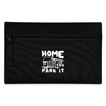 Tiny house home is where you park it - Pencil Case - black - Front