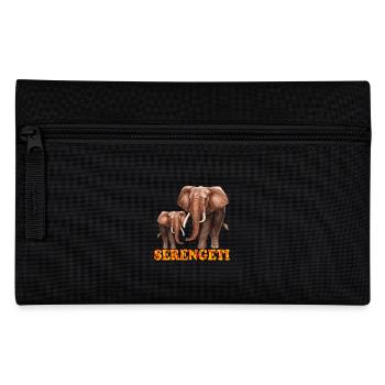 Serengeti-Elefant Éléphant du Serengeti - Trousse - noir - Devant