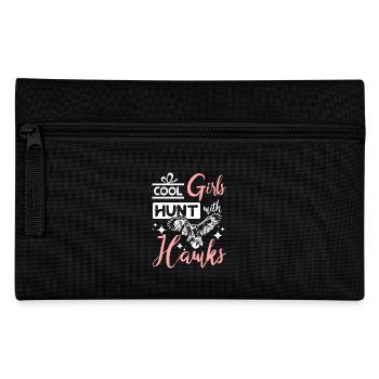 Cool girls hunt with hawks Falconer - Federtasche - Schwarz - Vorne