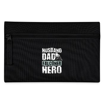 Husband dad falconer hero - Federtasche - Schwarz - Vorne