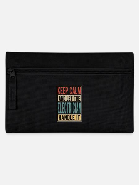 Elektricien Retro Gift - Etui - zwart