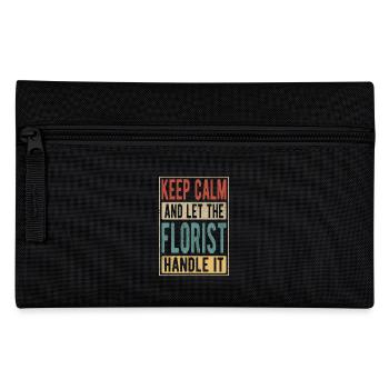 Florist Retro Geschenk - Federtasche - Schwarz - Vorne