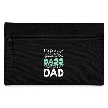 My favorite bass clarinetist calls me dad - Pencil Case - black - Front