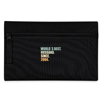 Bester Ehemann seit 2004 20.Hochzeitstag - Federtasche - Schwarz - Vorne