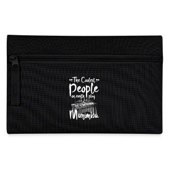The coolest people on earth play marimba - Federtasche - Schwarz - Vorne