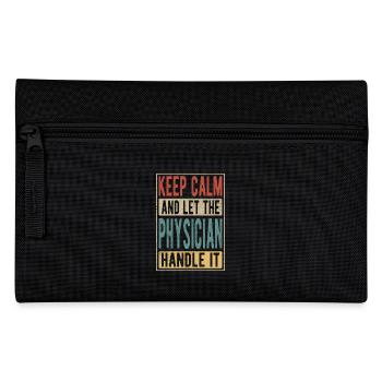 Cadeau rétro médecin - Trousse - noir - Devant