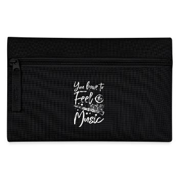 You have to feel the music clarinetist - Federtasche - Schwarz - Vorne