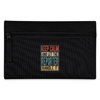 Reporter Retro Gift - Pencil Case - black - Front