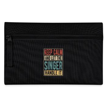 Singer Retro Gift - Pencil Case - black - Front