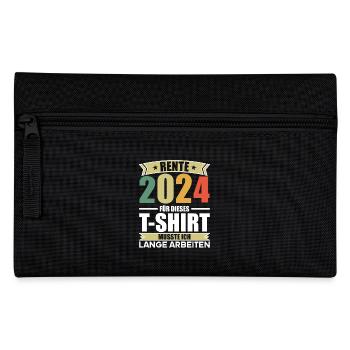 Retirement Pension Pensioner Pensioner Pension 2024 - Pencil Case - black - Front