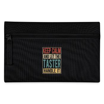 Probier-Retro-Geschenk - Federtasche - Schwarz - Vorne
