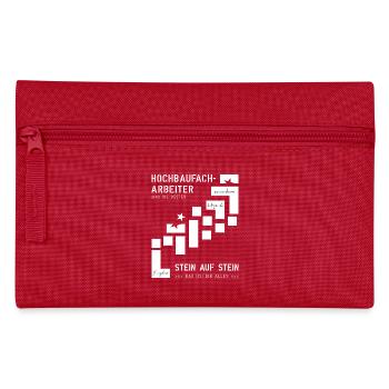 Ouvriers de la construction de bâtiments - Trousse - rouge - Devant