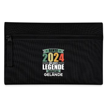 Retirement Pension Pensioner Pensioner Pension 2024 - Pencil Case - black - Front
