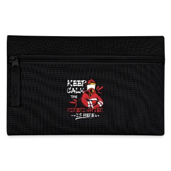 Restez calme, le pompier est là - Trousse - noir - Devant