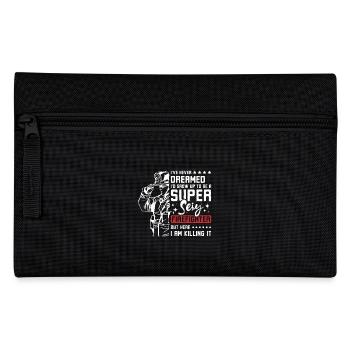 Grow up to be a super sexy firefighter - Pencil Case - black - Front