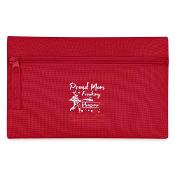 Fière maman d’un fils pompier génial - Trousse - rouge - Devant