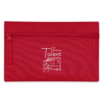The talent has arrived flute player - Federtasche - Rot - Vorne