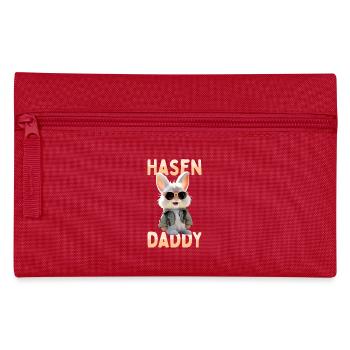 Bunny Daddy Dad Father's Day Rabbit Bunny Bunny - Pencil Case - red - Front