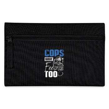 Cops have feelings too - Federtasche - Schwarz - Vorne