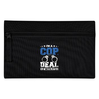 Policier, je suis un flic, je m’en occupe - Trousse - noir - Devant