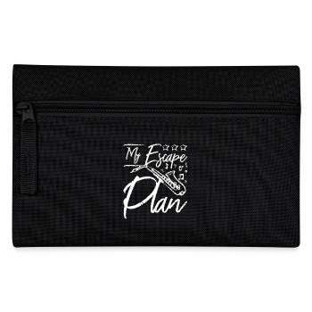 My Escape plan, playing saxophone - Federtasche - Schwarz - Vorne