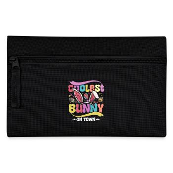 Le lapin le plus cool de la ville de Pâques - Trousse - noir - Devant