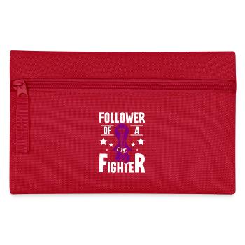 Follower of a fighter, epilepsy awareness - Pencil Case - red - Front
