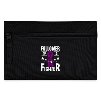 Follower of a fighter, epilepsy awareness - Pencil Case - black - Front