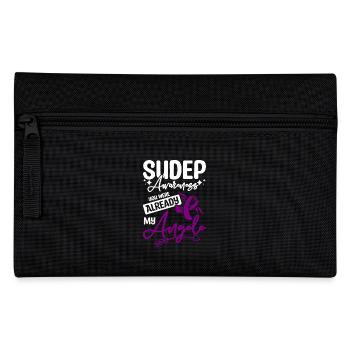 SUDEP awareness you were already my angele - Federtasche - Schwarz - Vorne