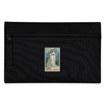Tarotkarte The High Priestess Die Hohepriesterin - Federtasche - Schwarz - Vorne