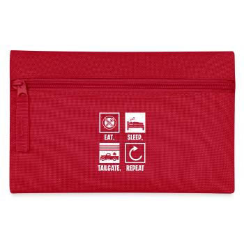 Répétition du hayon Eat Sleep - Trousse - rouge - Devant