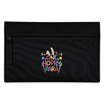 Easter Bunnies One Hoppy Para - Pencil Case - black - Front