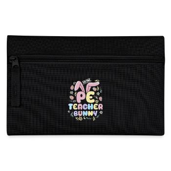 Easter Bunnies One Hoppy Pe teacher - Federtasche - Schwarz - Vorne