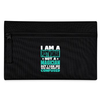 Briefträgerin - Federtasche - Schwarz - Vorne